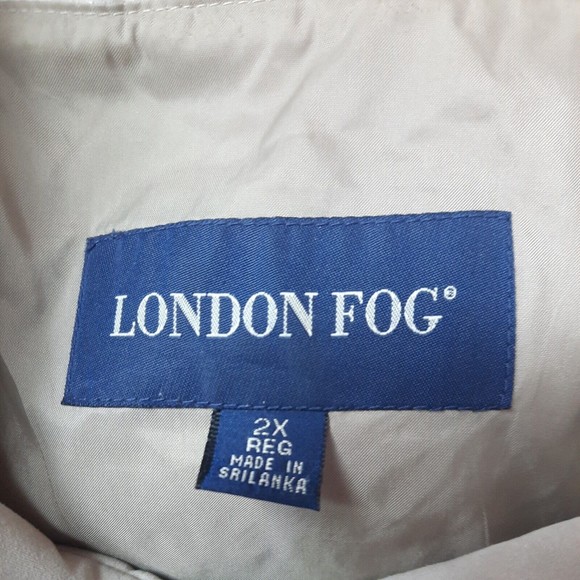 London Fog Mens Brown Full Zip Hooded Jacket Coat size 2X Reg - Picture 2 of 10